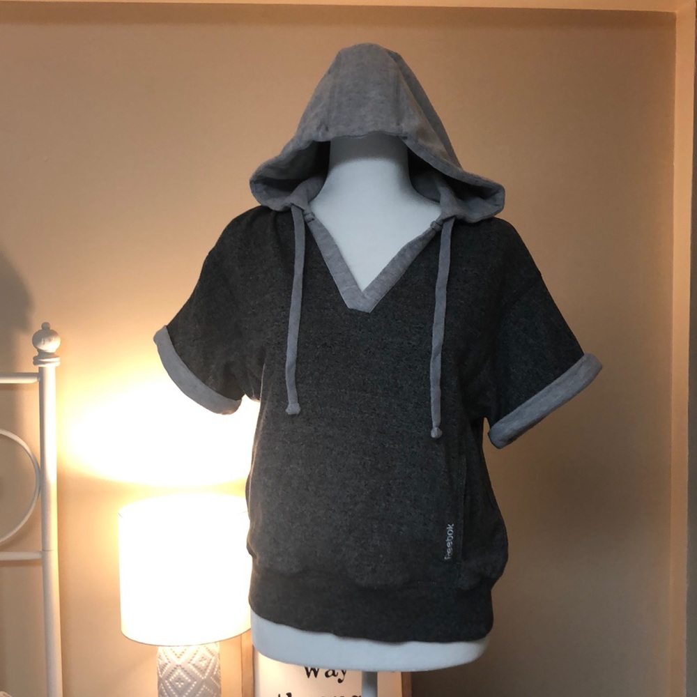 Reebok hoodie with short sleeves